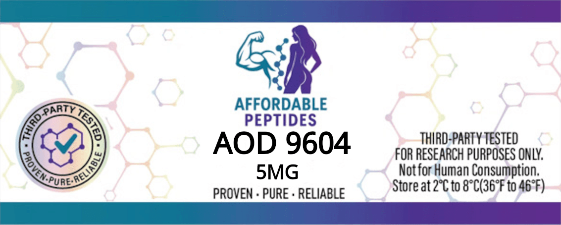 AOD 9604 5mg label