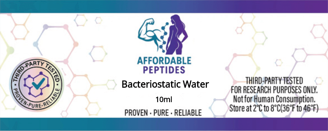 Bacteriostatic Water 10ml label