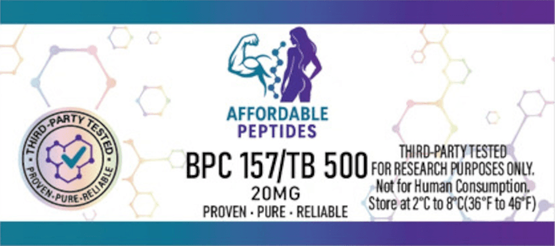 BPC + TB Combo 20mg total (10mg each) label