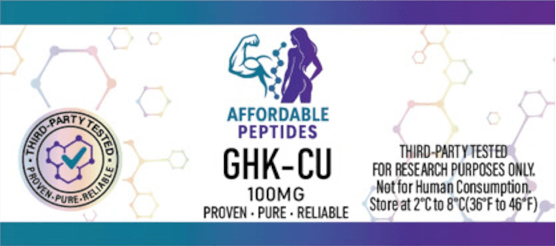 GHK-CU 100mg label
