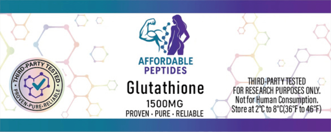 Glutathione 1500mg label