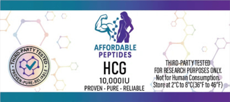 HCG 10,000 IU label