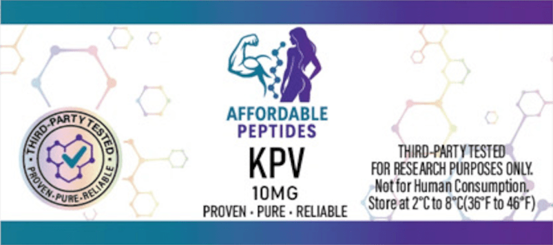 KPV 10mg label