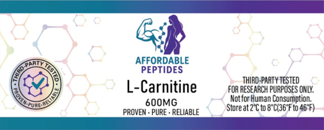 L-Carnitine 10ml (600mg/ml) label