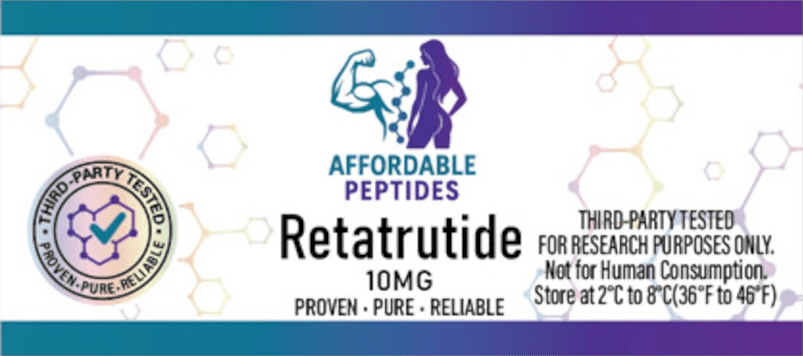 Retatrutide 10mg label