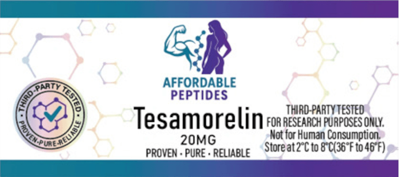 Tesamorelin 20mg label