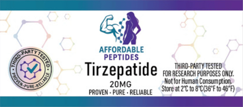 Tirzepatide 20mg label